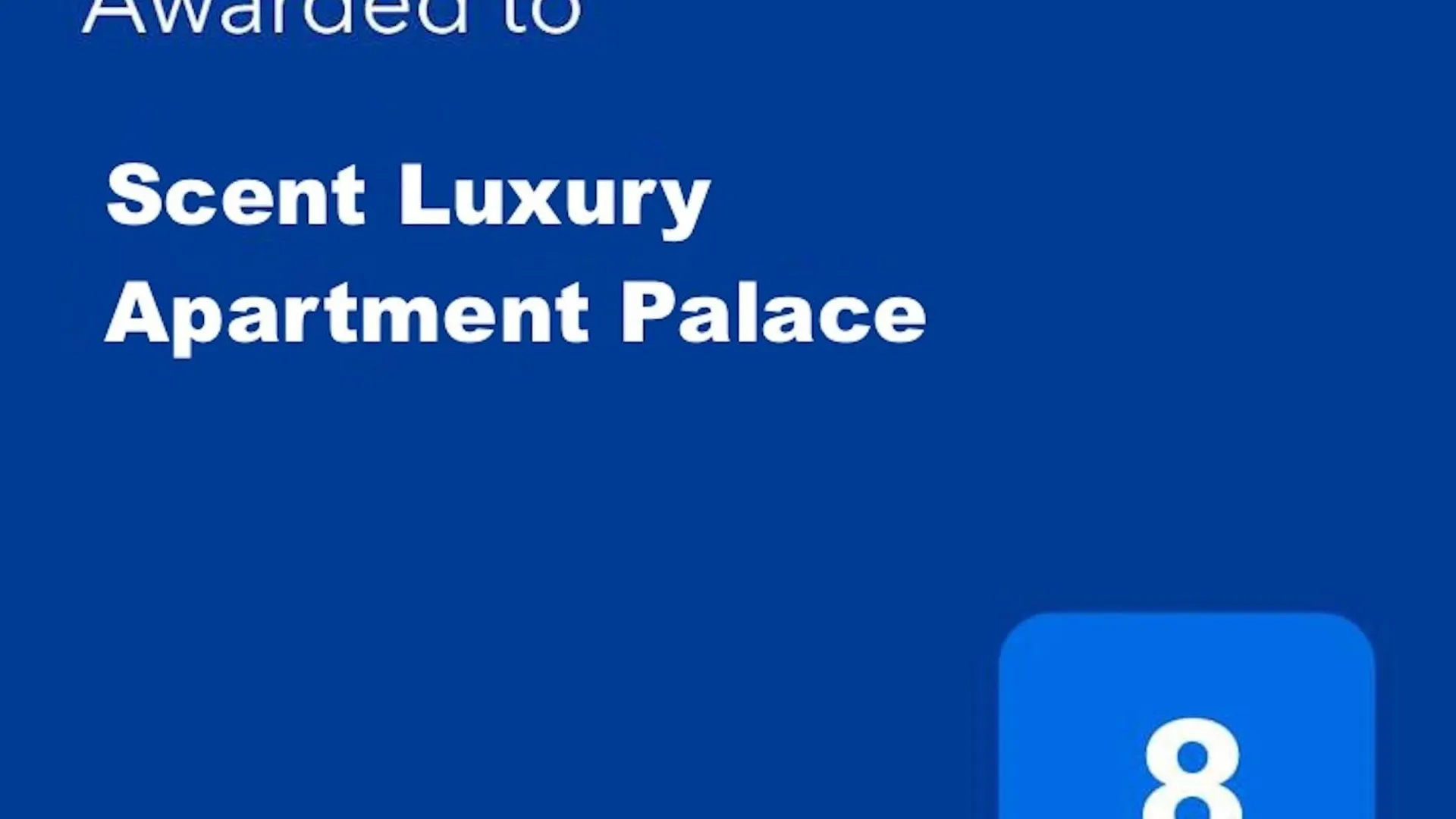 Scent Luxury Apartment Palace location